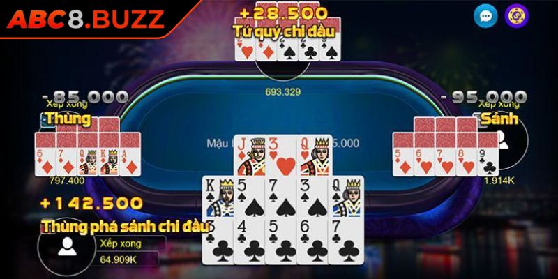 Luật chơi mậu binh ABC8 thông minh